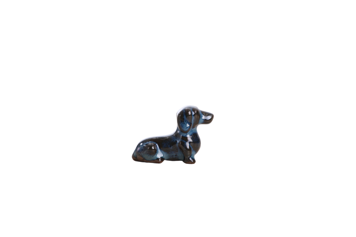 Butch Ceramic Dachshund Figurine - Peacock 2025