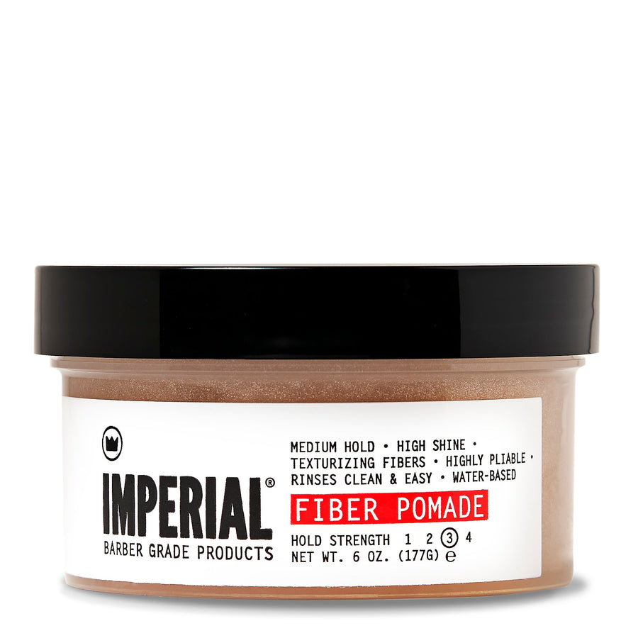 Fiber Pomade — 6 oz fiber-pomade jar, front label
