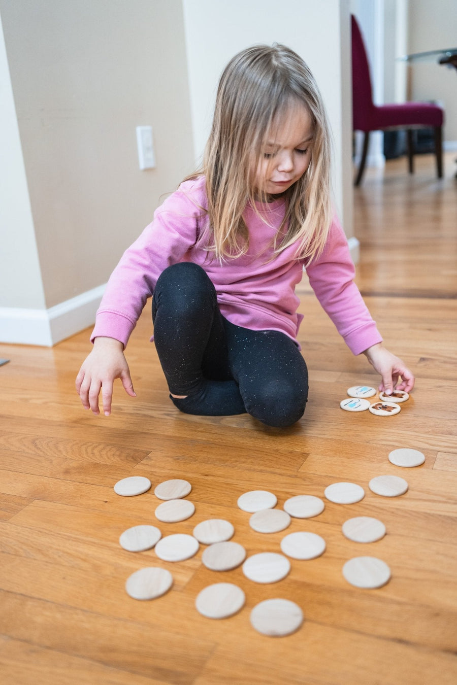First Responder Matching Game: 24 Wooden Tiles