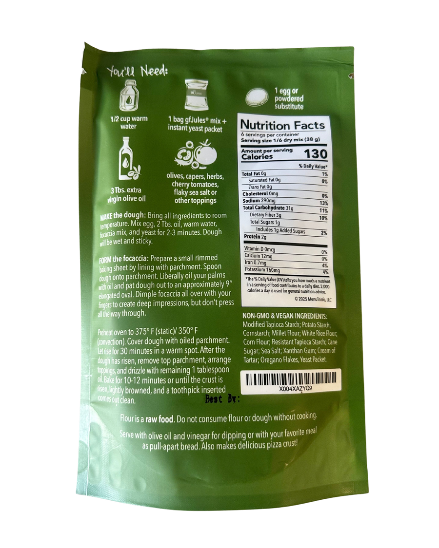 10-Minute Gluten-Free Focaccia Bread Mix — image 2 of 11 for this product at buyamerican.mom