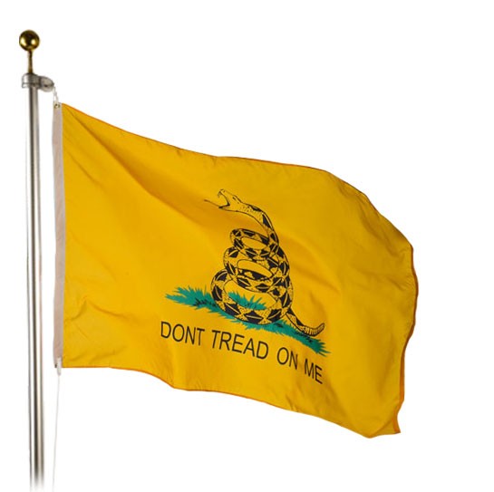 Gadsden Flag (Don't Tread on Me, Yellow) - Outdoor — product photo 2