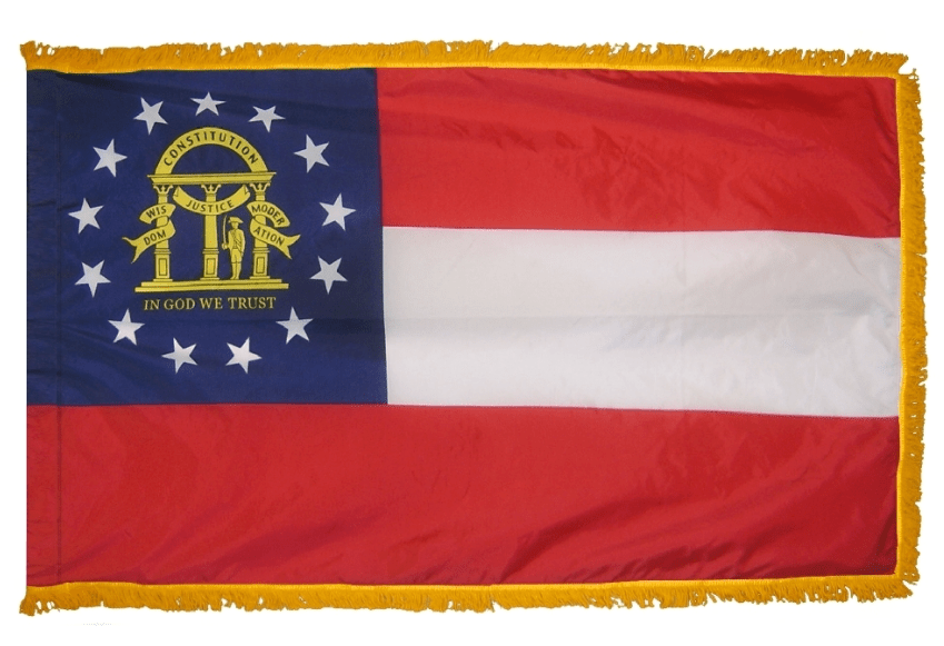 Georgia State Flag – Made in USA Nylon Flag