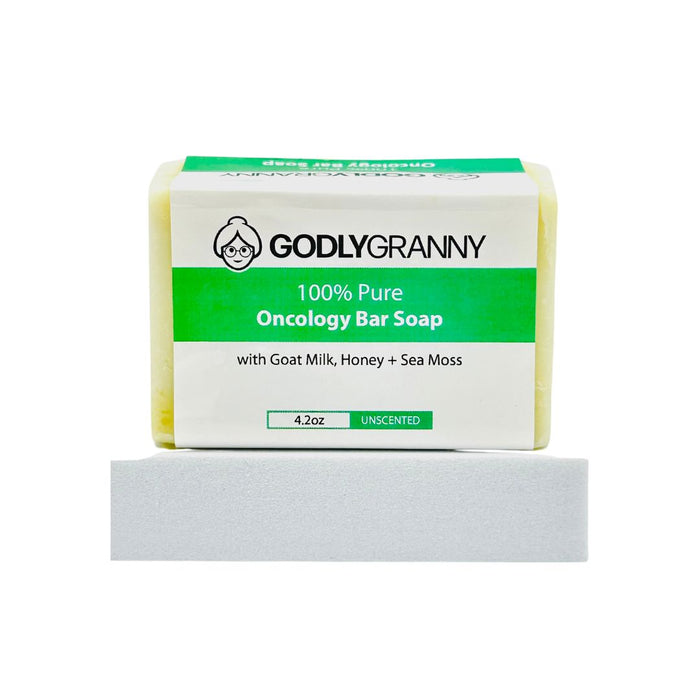 Unscented Goat Milk Soap with Honey & Sea Moss, 4.2 oz packaging