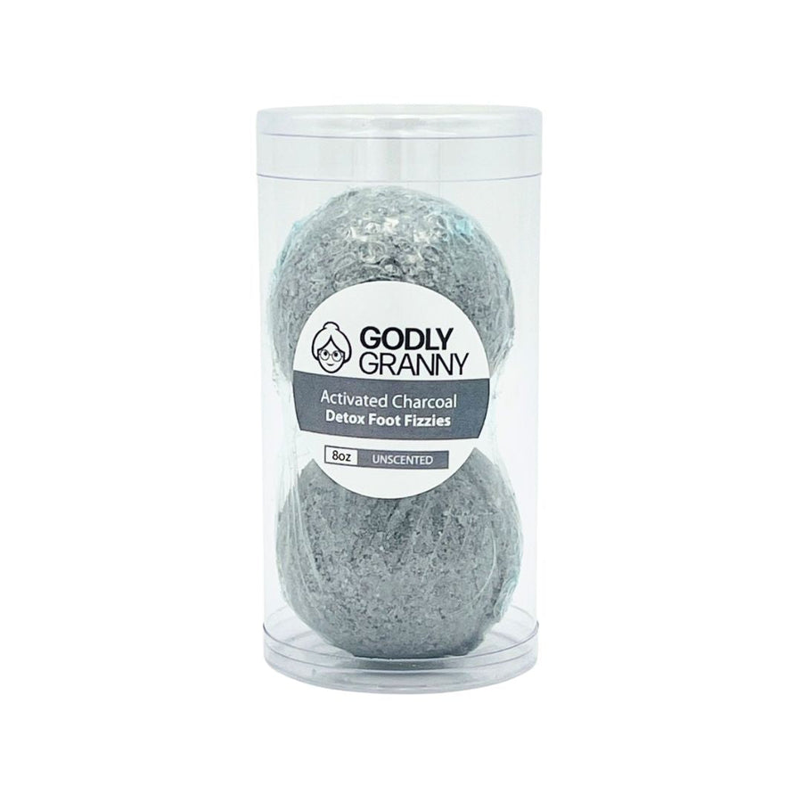 Activated Charcoal Foot Fizzies – Unscented packaging