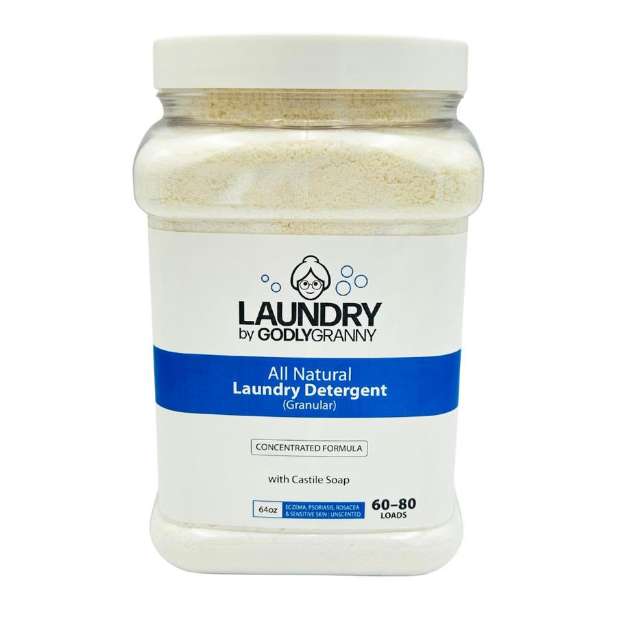 Granular Castile Laundry Detergent – Sensitive Skin | Unscented packaging