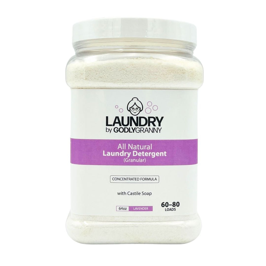Granular Castile Laundry Detergent – Lavender packaging