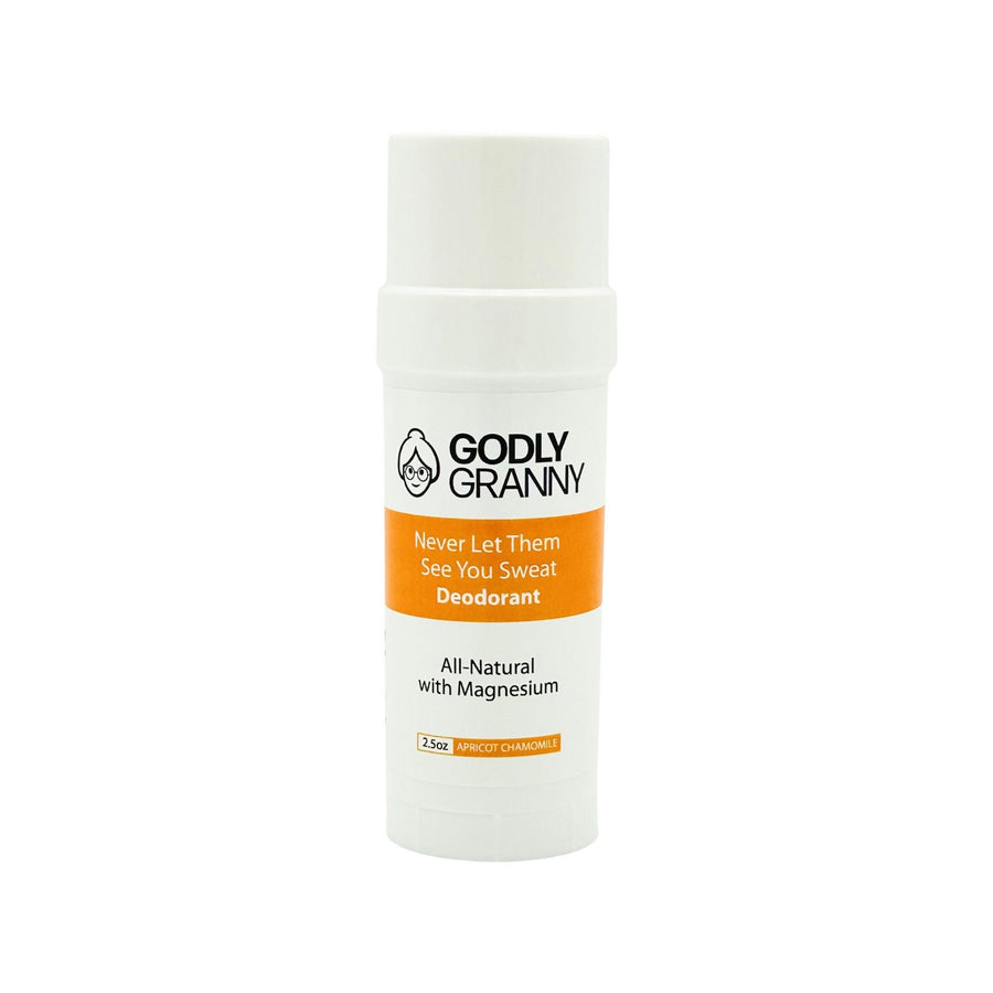 Magnesium Deodorant – Apricot Chamomile packaging