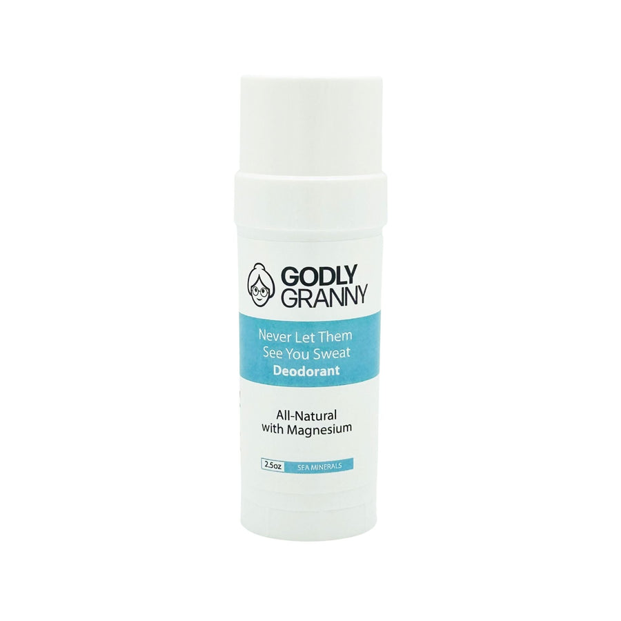 Magnesium Deodorant – Sea Minerals packaging