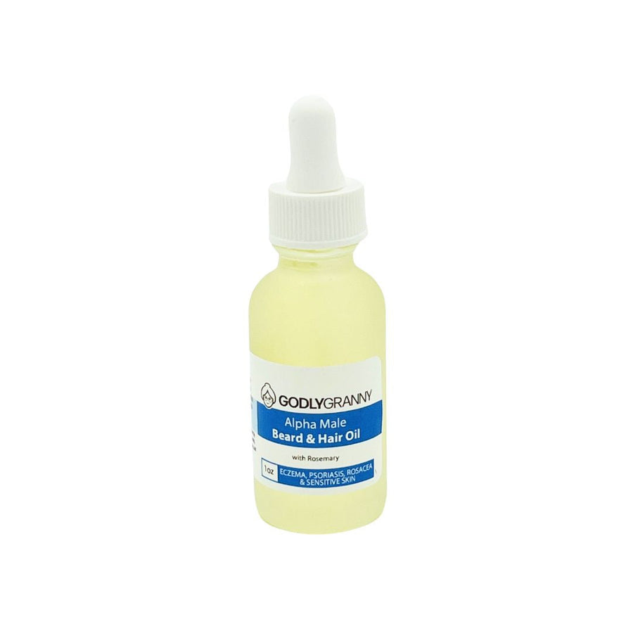 Rosemary Beard & Hair Oil – Sensitive Skin packaging