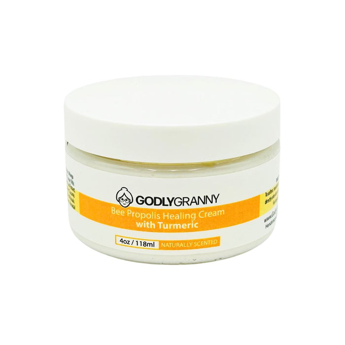 Bee Propolis & Turmeric Moisturizing Body Cream, 4 oz packaging