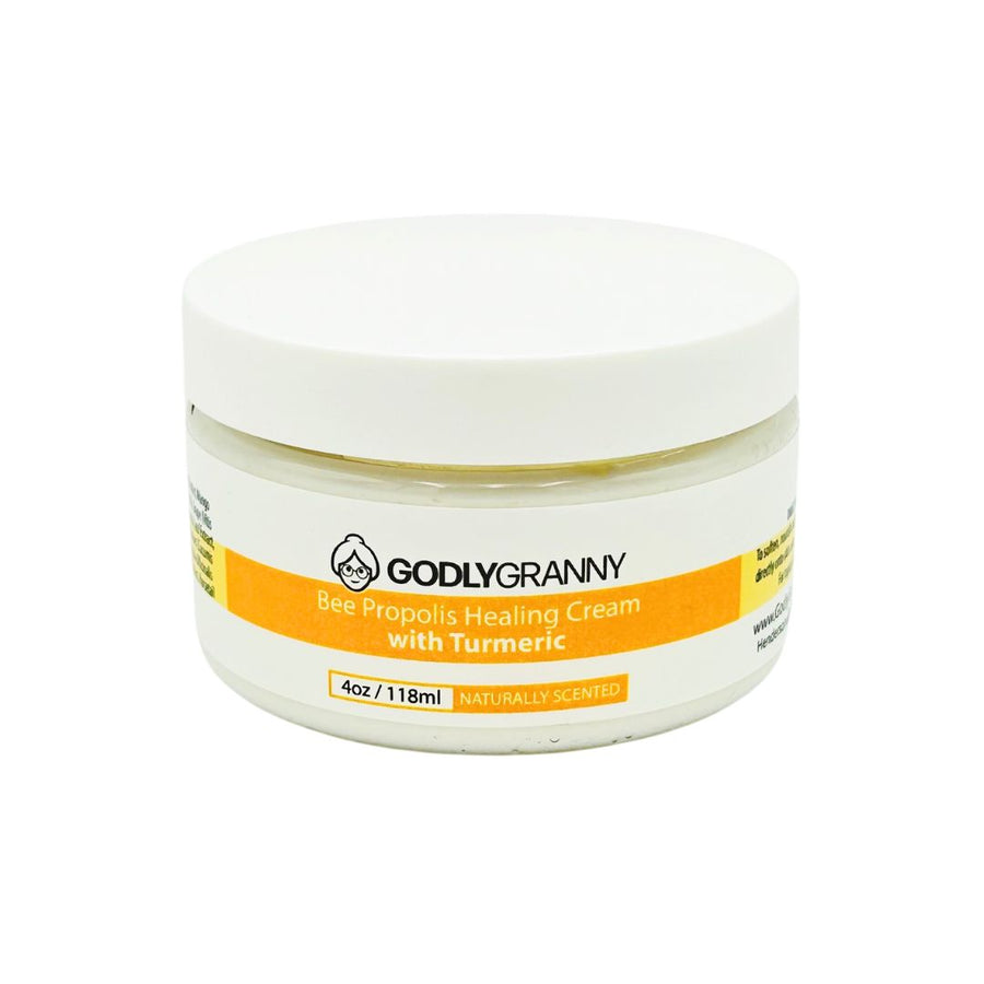 Bee Propolis & Turmeric Moisturizing Body Cream, 4 oz packaging