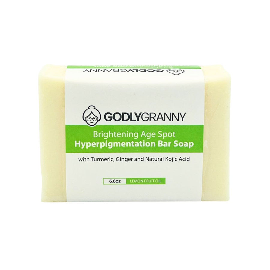 Turmeric & Ginger Bar Soap with Kojic Acid, 6.6 oz packaging