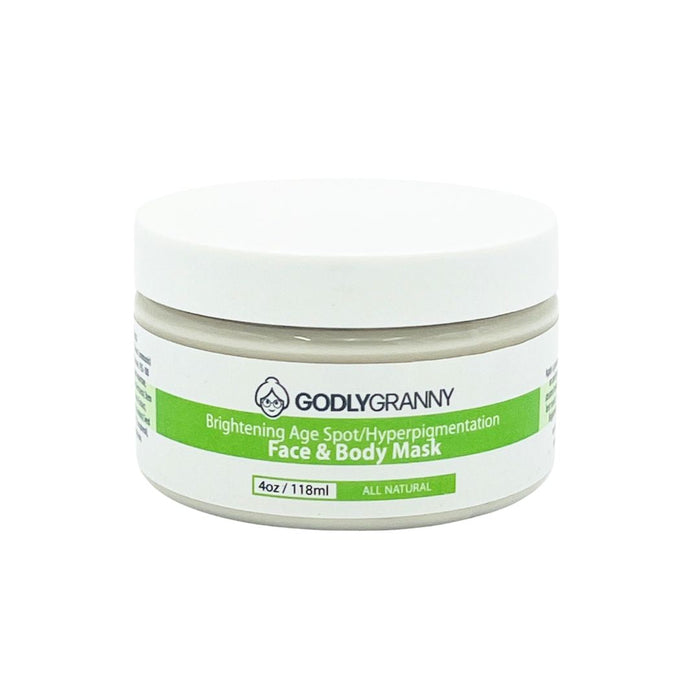 Brightening Face & Body Mask, 4 oz packaging