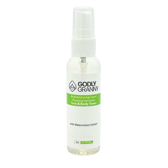 Watermelon Extract Brightening Face & Body Toner, 2 oz packaging