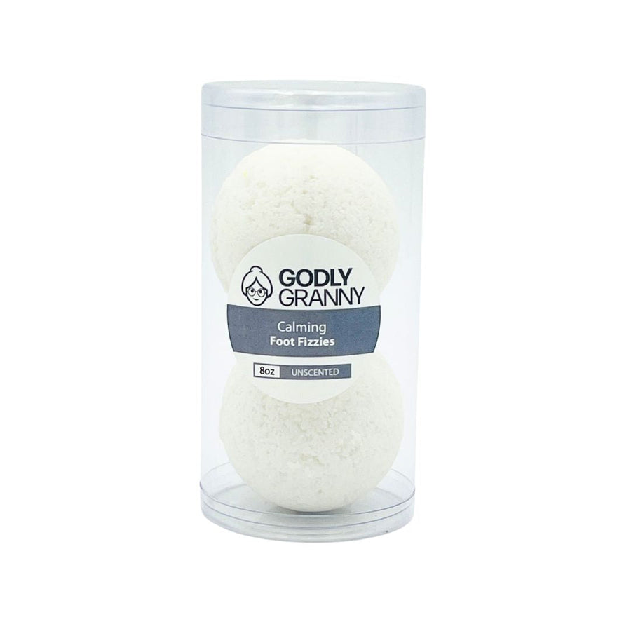 Unscented Moisturizing Foot Fizzies, 8 oz packaging