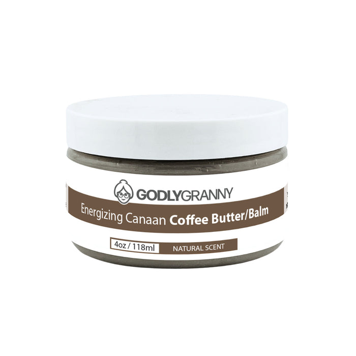 Canaan Coffee Face & Body Butter Balm, 4 oz packaging