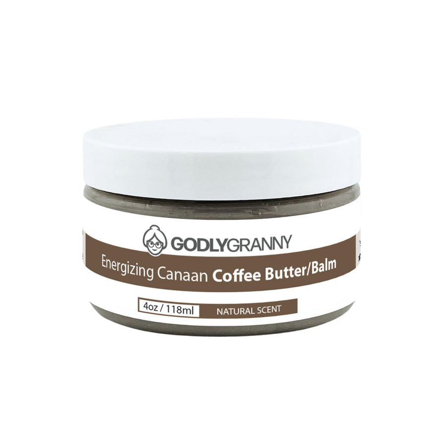 Canaan Coffee Face & Body Butter Balm, 4 oz packaging