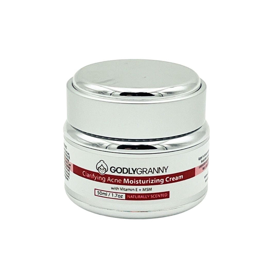 Clarifying Moisturizing Cream with Vitamin E & MSM, 1.7 oz packaging