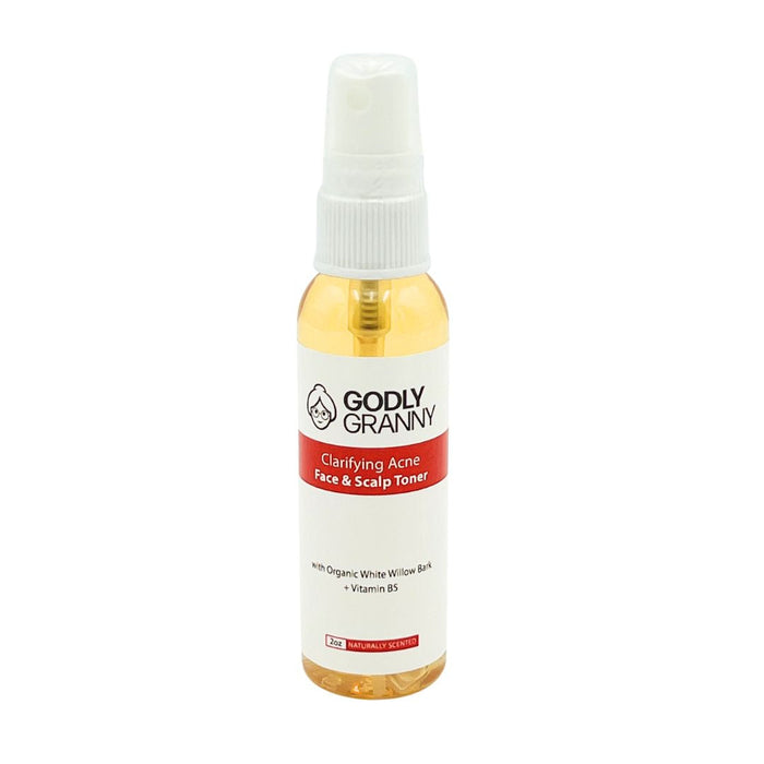 White Willow Bark & Vitamin B5 Face & Scalp Toner, 2 oz packaging