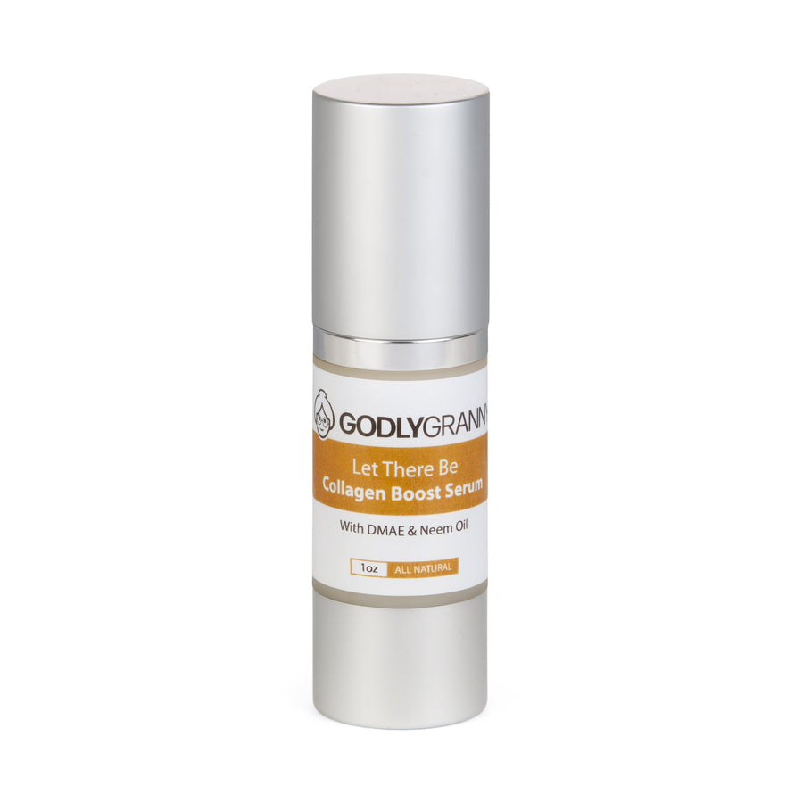 Let There Be Collagen Facial Serum with DMAE & Neem Oil, 1 oz packaging