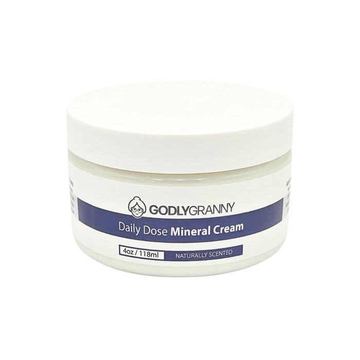 Daily Dose Mineral Body Cream, 4 oz packaging