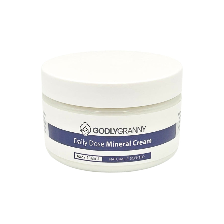 Daily Dose Mineral Body Cream, 4 oz packaging