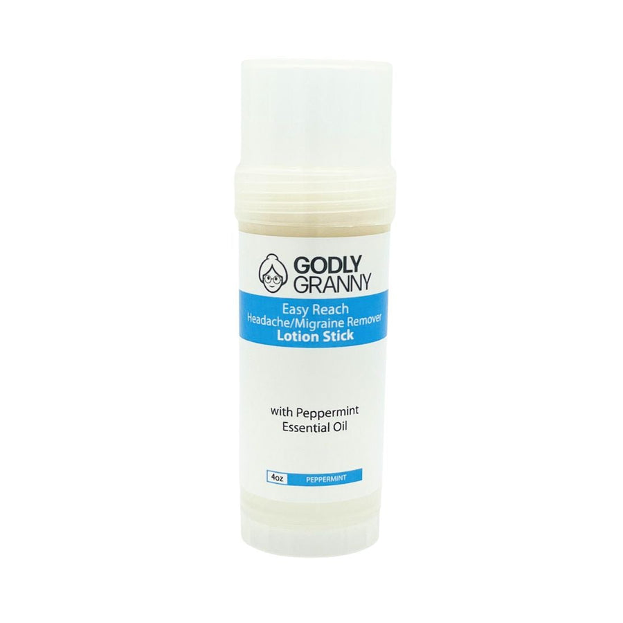 Easy Reach Peppermint Lotion Stick, 4 oz packaging