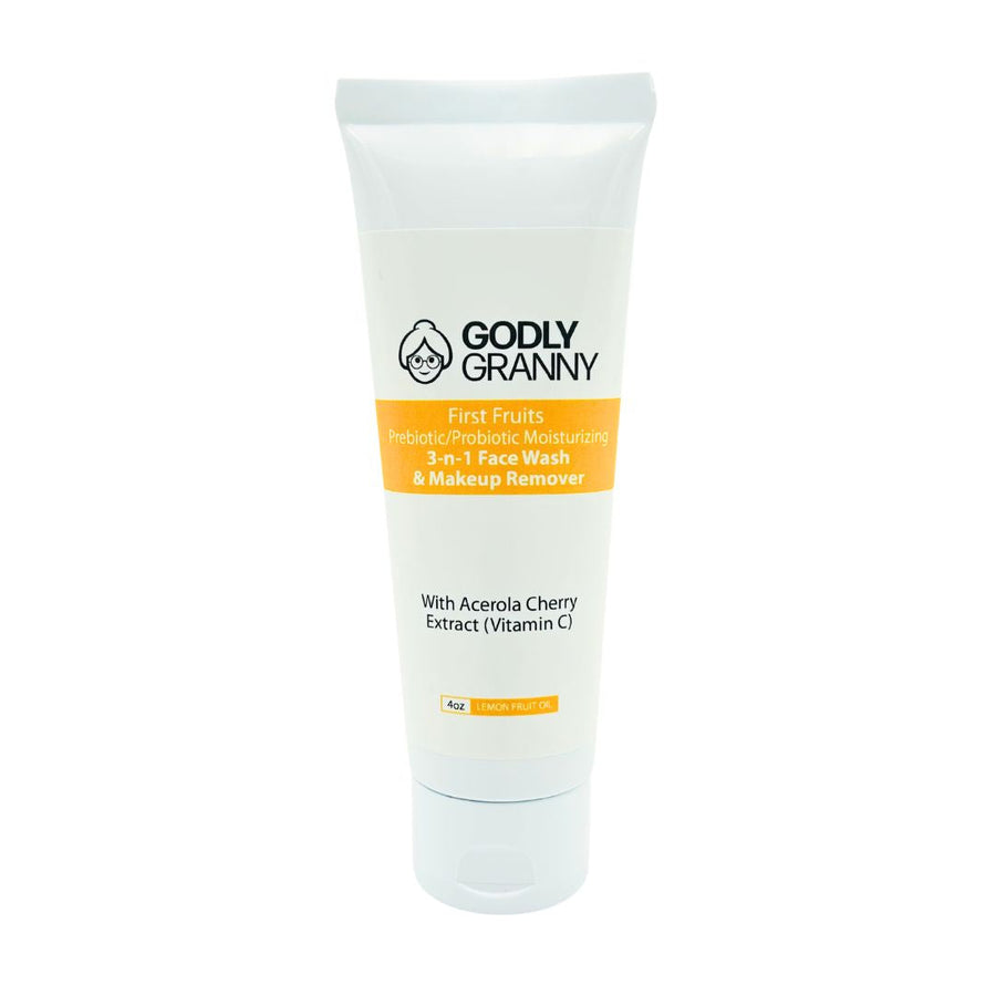 First Fruits Lemon 3-in-1 Face Wash & Makeup Remover packaging