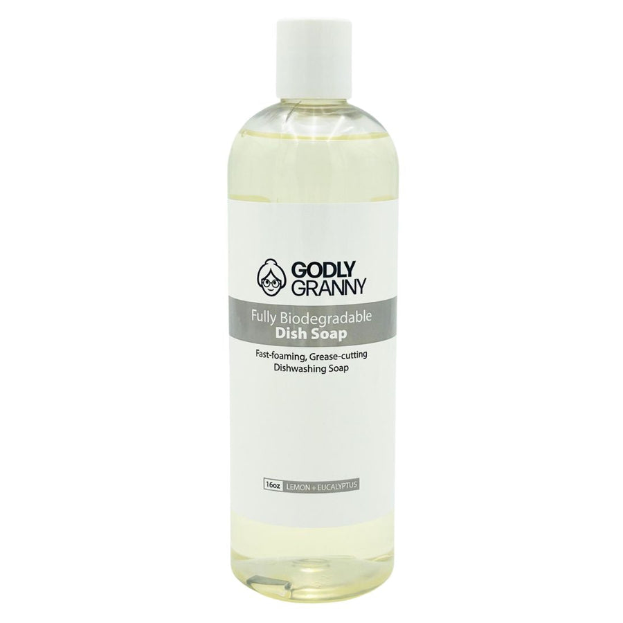 Liquid Dish Soap – Lemon + Eucalyptus packaging
