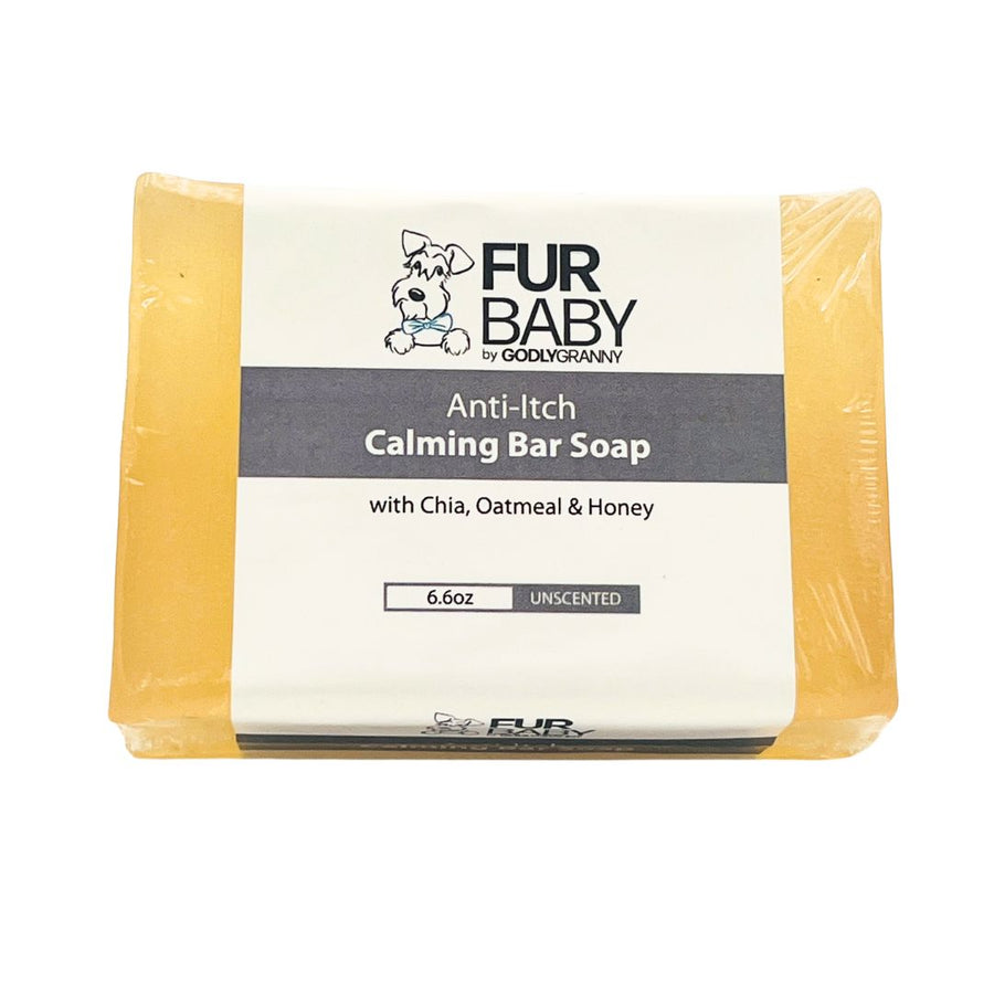 Fur Baby Chia, Oatmeal & Honey Pet Soap Bar – Unscented packaging