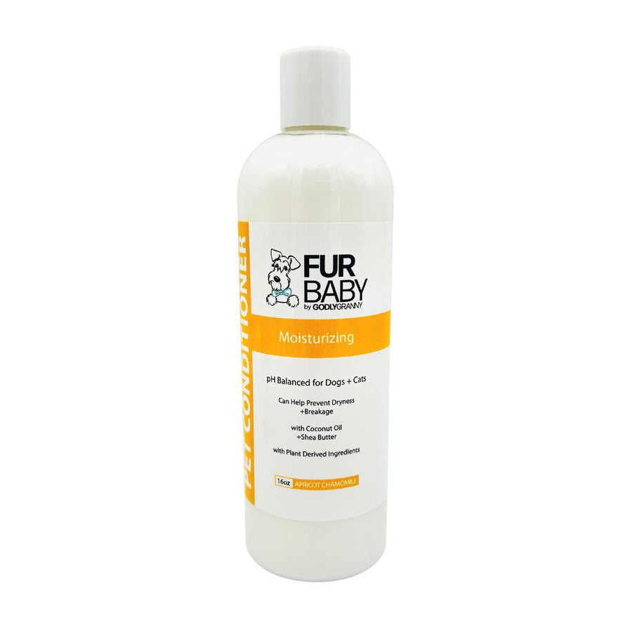 Fur Baby Coconut Oil & Shea Butter Pet Conditioner – Apricot Chamomile packaging
