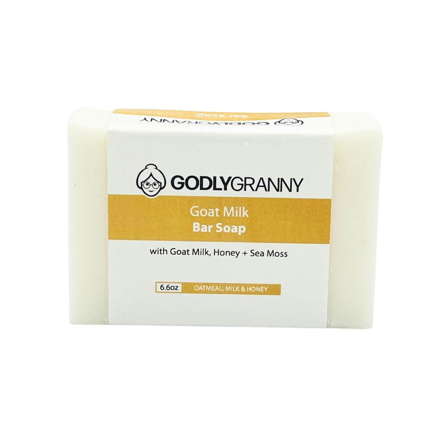 Goat Milk Soap with Honey & Sea Moss – Oatmeal, Milk & Honey packaging