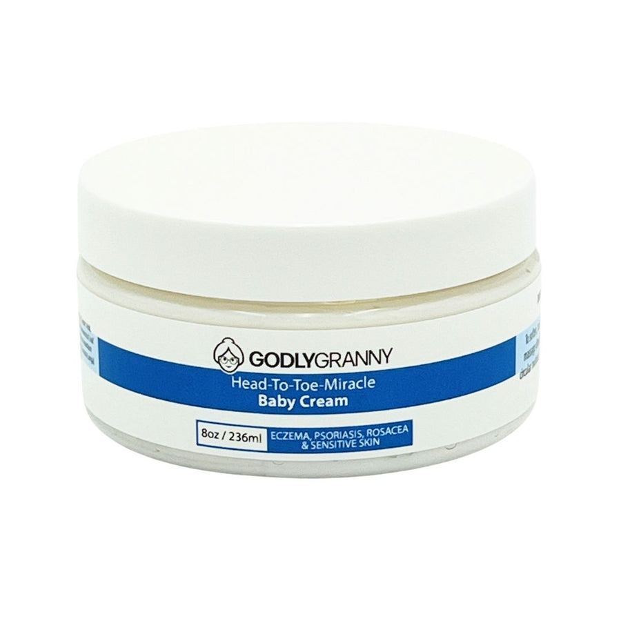 Baby Body Cream with Colloidal Oatmeal & Zinc Oxide – 8oz Jar / Sensitive Skin packaging