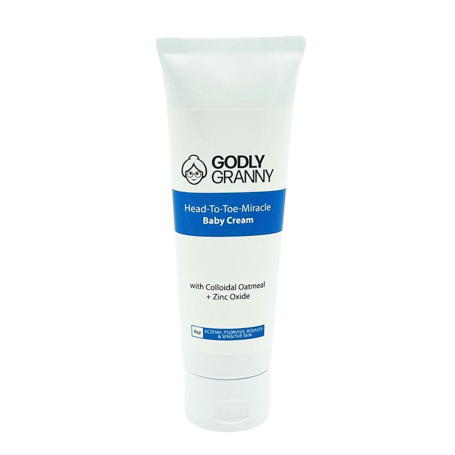 Baby Body Cream with Colloidal Oatmeal & Zinc Oxide – 4oz Tube / Sensitive Skin packaging