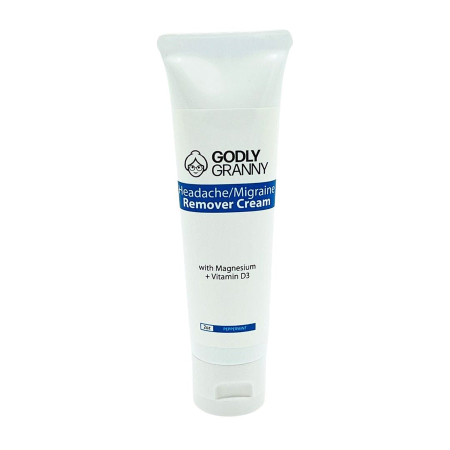 Peppermint Magnesium Massage Cream – 2oz Tube packaging