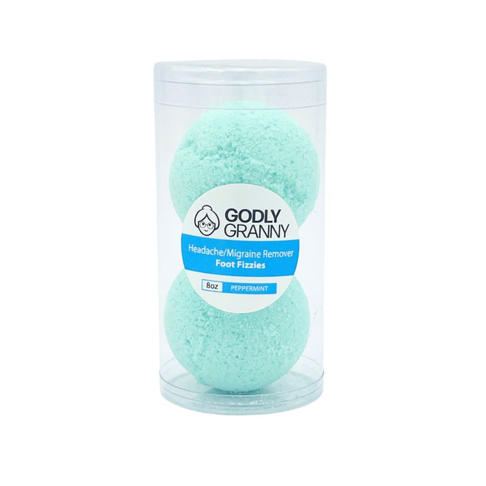 Peppermint Foot Fizzies, 8 oz packaging