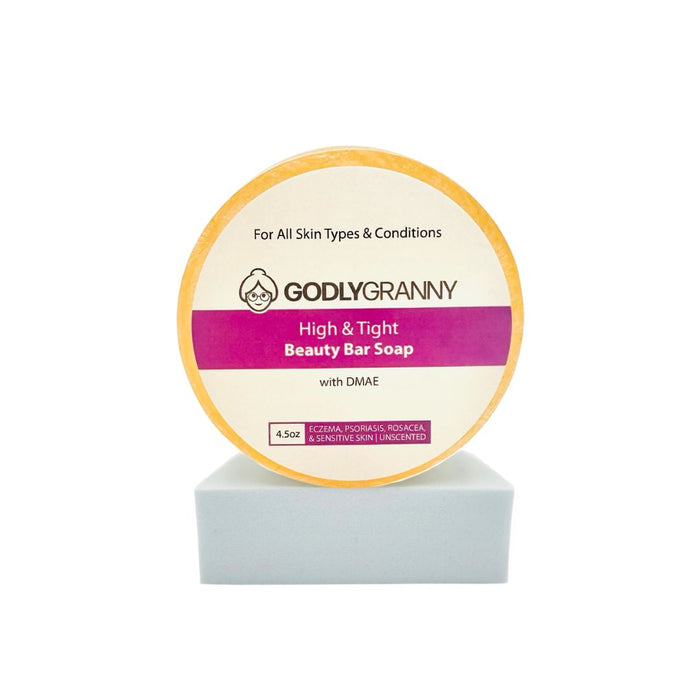 High & Tight DMAE Beauty Soap Bar, 4.5 oz packaging
