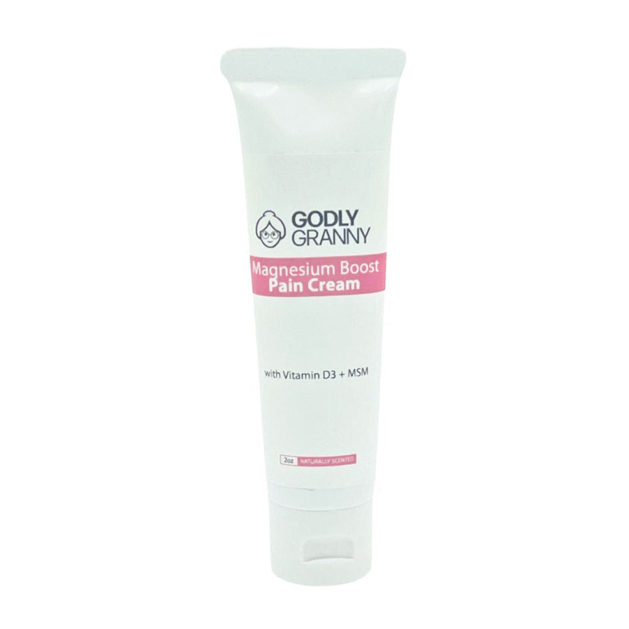 Magnesium Body Cream with Vitamin D3 & MSM – 2oz Tube packaging