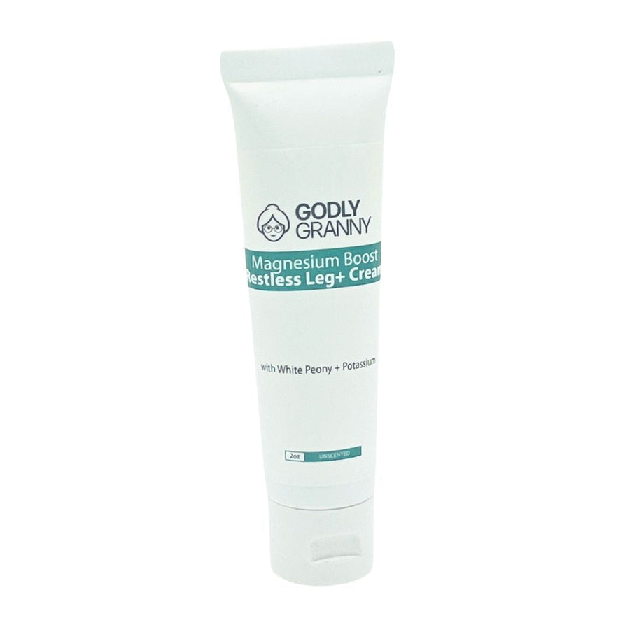 Magnesium Body Cream with White Peony & Potassium – 2oz Tube packaging