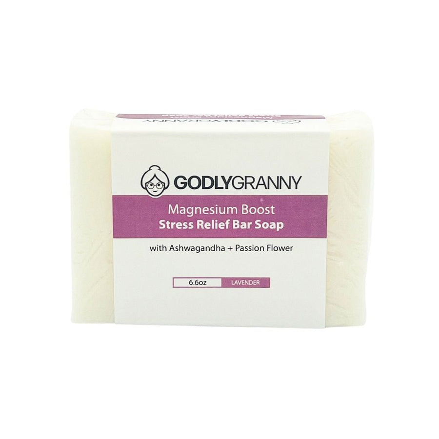 Magnesium & Passionflower Bar Soap, 6.6 oz packaging