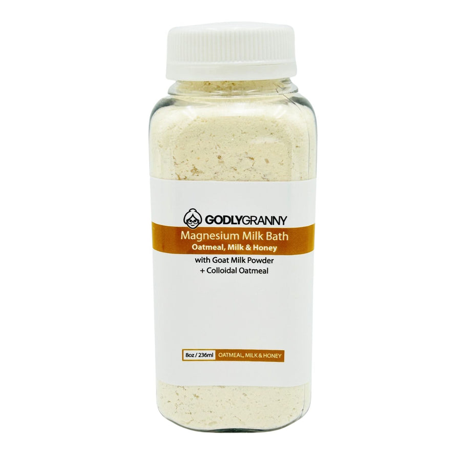 Magnesium Milk Bath – Oatmeal Milk & Honey packaging