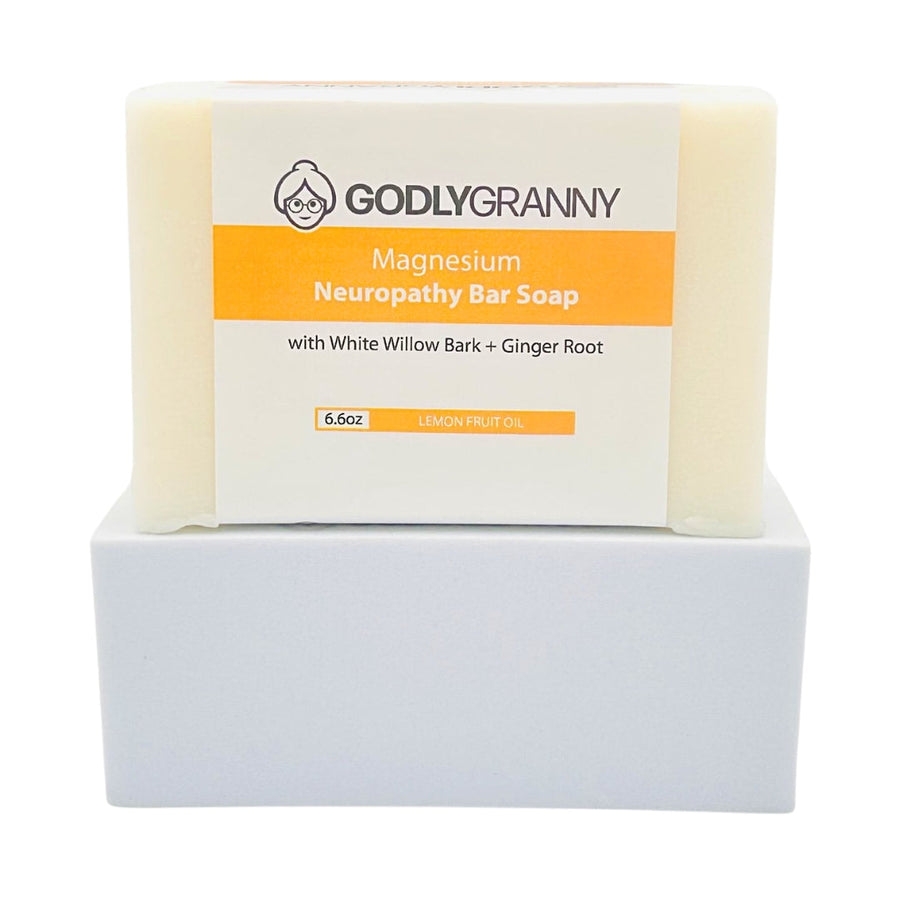 Magnesium Soap with White Willow Bark & Ginger Root, 6.6 oz packaging