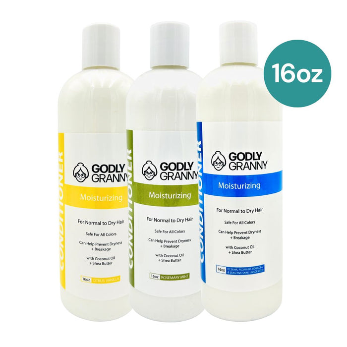 Assorted Coconut Oil & Shea Butter Hair Conditioner packages shown together