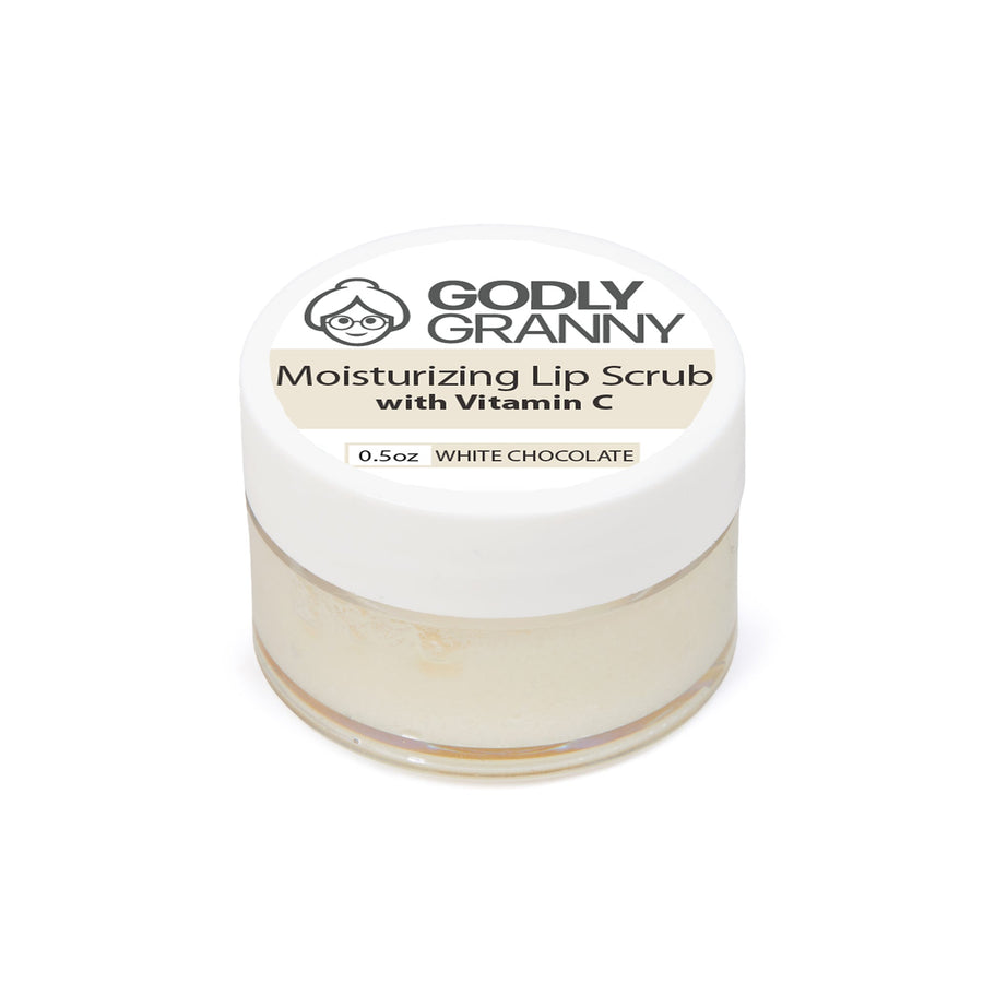 Moisturizing Vitamin C Lip Scrub – White Chocolate packaging