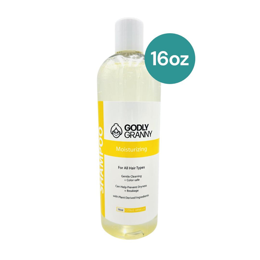 Moisturizing Plant-Based Shampoo – Citrus Vanilla packaging