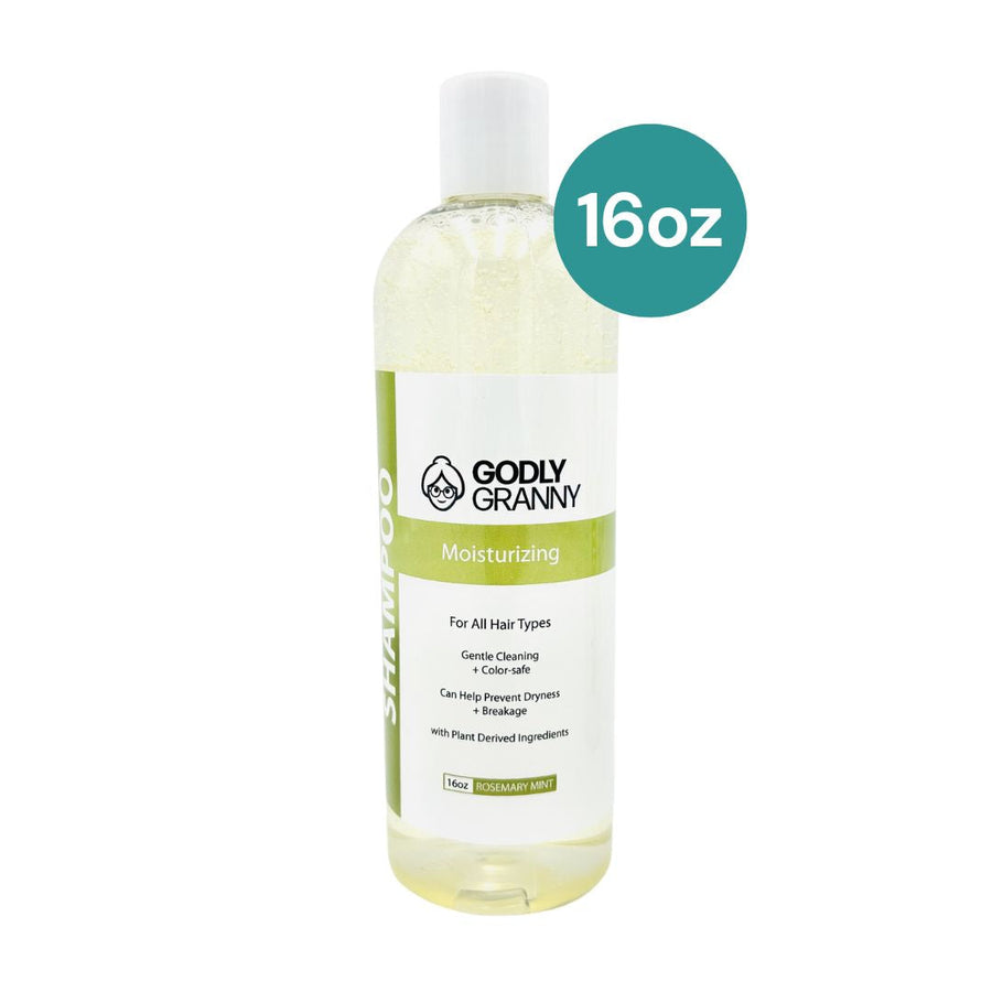 Moisturizing Plant-Based Shampoo – Rosemary Mint packaging