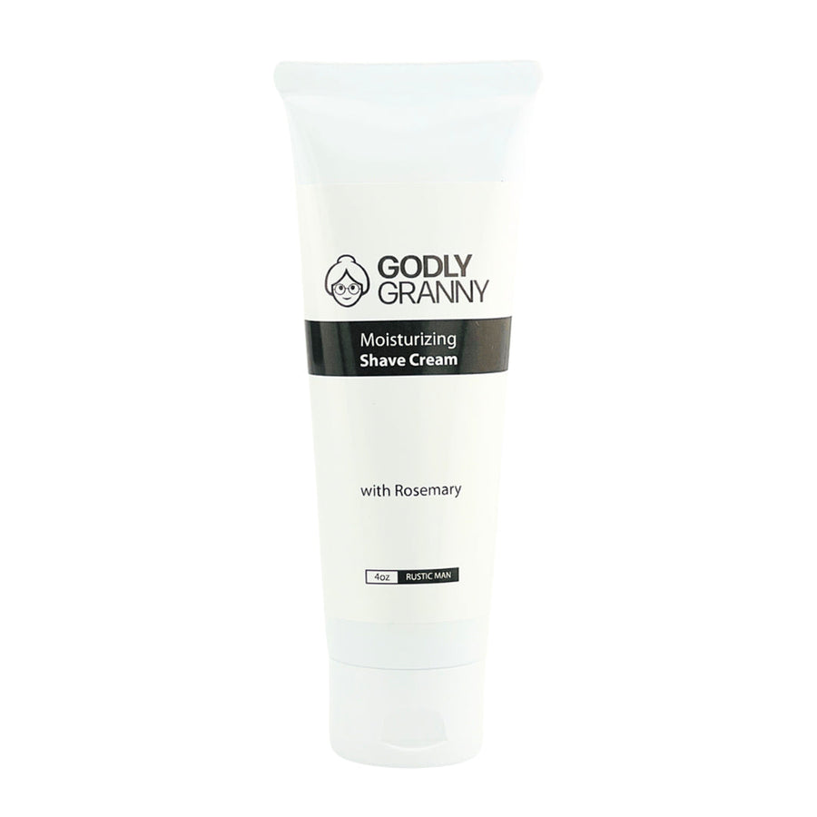 Rosemary Moisturizing Shave Cream – Rustic Man packaging