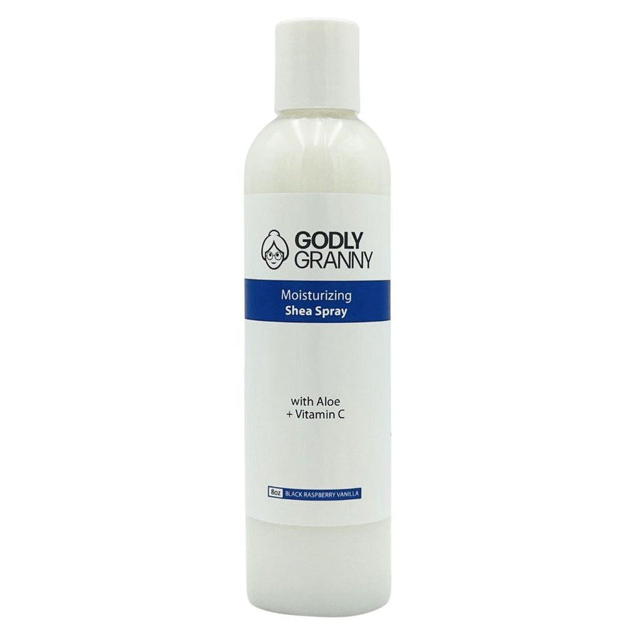 Moisturizing Shea Body Spray – Black Raspberry Vanilla / 8oz packaging