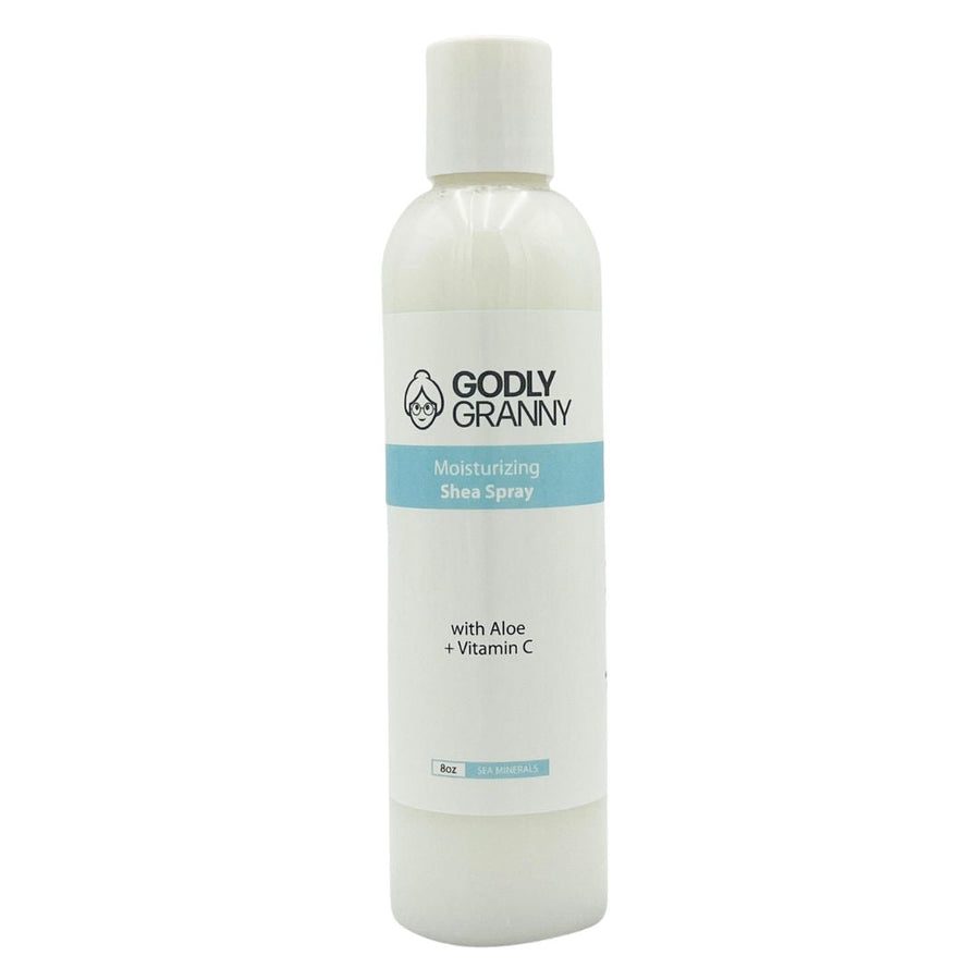 Moisturizing Shea Body Spray – Sea Minerals / 8oz packaging