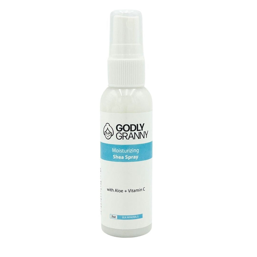 Moisturizing Shea Body Spray – Sea Minerals / 2oz packaging